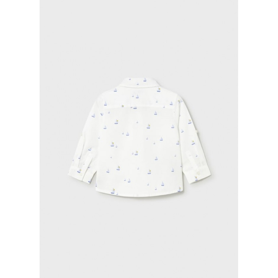 MAYORAL ΠΑΙΔΙΚΟ ΠΟΥΚΑΜΙΣΟ ΜΑΚΡΥΜΑΝΙΚΟ ΛΙΝΟ ΓΙΑΚΑΣ