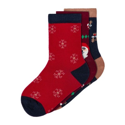 NAME IT ΠΑΙΔΙΚΑ ΚΑΛΤΣΑΚΙΑ 3 ΤΕΜΑΧΙΑ Christmas NAME IT ΠΑΙΔΙΚΑ ΚΑΛΤΣΑΚΙΑ 3 ΤΕΜΑΧΙΑ Christmas
