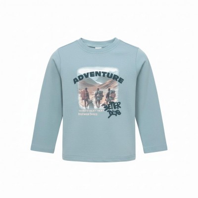 ΠΑΙΔΙΚΗ ΜΠΛΟΥΖΑ ΜΑΚΡΥΜΑΝΙΚΗ INTERLOCK ΓΙΑ ΑΓΟΡΙ